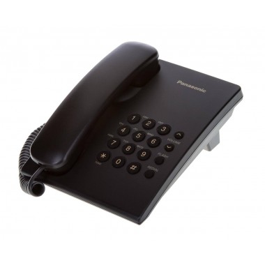 Проводной телефон PANASONIC KX-TS2350RUB, черный