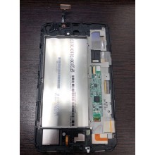 SAMSUNG SM-T210 Galaxy Tab 3 7.0 дисплей в сборе с тачскрином на раме, белый, с разбора