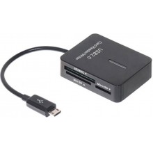 Картридер micro USB - SD, MMC, M2, TF (S-MCR 517)