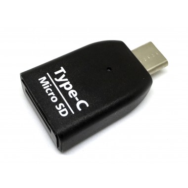 Картридер с интерфейсом USB 3.1 Type C для microSD карт, для телефона, смартфона, планшета