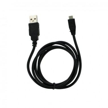 USB кабель microUSB черный  (короткий коннектор) /max 0,5A