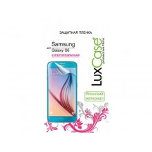 Защитная пленка LuxCase для Samsung Galaxy S6 (Суперпрозрачная), 143х70 мм, SM-G920