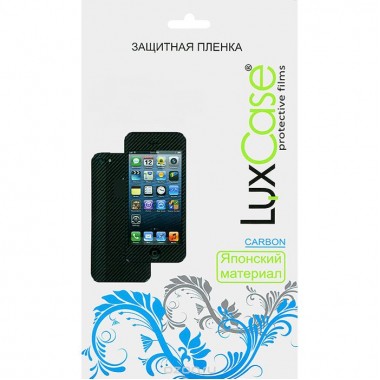 Накладка и защитная пленка для iPhone 5\5S LuxCase Carbon Black