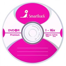 Диск, DVD-R 4.7Gb Smart Track 16x Slim