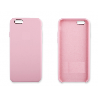 Cиликоновый чехол для iPhone 6/6S ORIG, light pink (розовый)