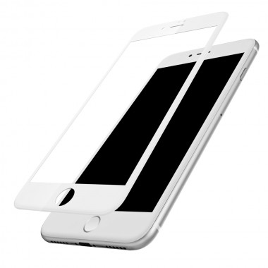 Защитное стекло для iPhone 6 (4,7)/6S белое 4D