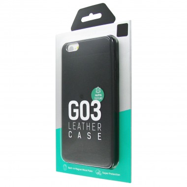 Защитная крышка для iPhone 6 Plus (5.5') dotfes G03 пластик черный