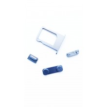 Комплект кнопок корпуса для iPhone 5s silver
