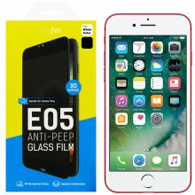 Защитное стекло для iPhone 7/8 белое 3D dotfes E05 (Anti-Peep)