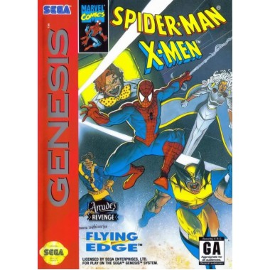 Картридж 16 bit SpiderMan & The X-men русская версия