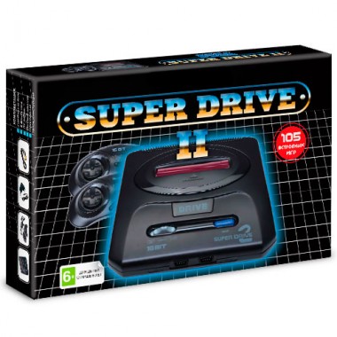 Игровая приставка Sega Super Drive 2 Classic 55 игр (черный) (16-bit)