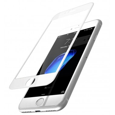 Защитное стекло белое 3D для iPhone 6 plus/6s plus 