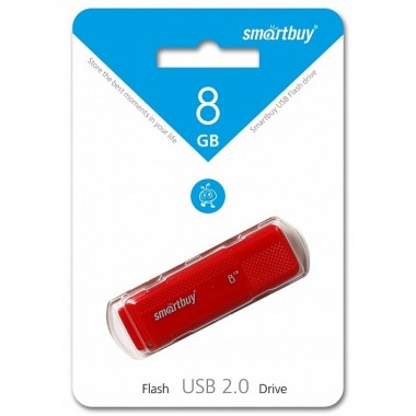 Флэш-накопитель USB 2.0 8GB SmartBuy SB8GBDK-R