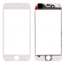 Стекло для iPhone 6 + OCA + рамка белый (олеофобное покрытие) Original Factory