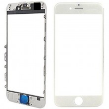 Стекло для iPhone 6S + OCA + рамка белый (олеофобное покрытие) Original Factory