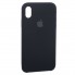 Чехол - накладка для iPhone Xr "Silicone Case" черный