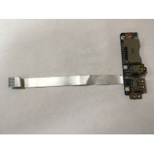 Плата USB/Audio разъём/cardreader для Lenovo Yoga 2 13,LS-A922P,оригинал с разбора