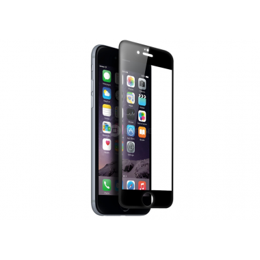 Защитное стекло для iPhone 6 Plus/6S Plus 2,5D Full Glue с рамкой черное WALKER 