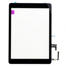 Тачскрин (Сенсор дисплея) для iPad Air + кнопка HOME черный Original Factory