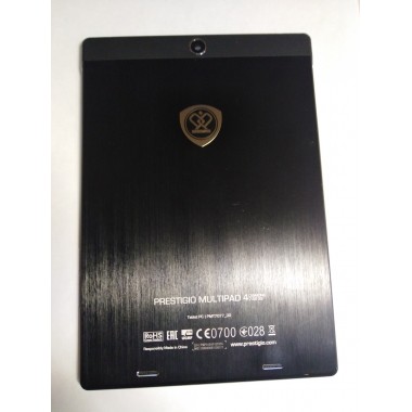 Задняя крышка для планшета Prestigio Multipad 4 Diamond 7.85 3G (PMT7077 3G) черная с разбора