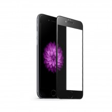 Защитное стекло для iPhone 6/6S 2,5D Full Glue с рамкой черное YOLKKI 