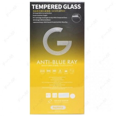 Защитное стекло для iPhone 7/8 REMAX GL-05 (Anti-Blueray) 3D с силиконовой рамкой белое
