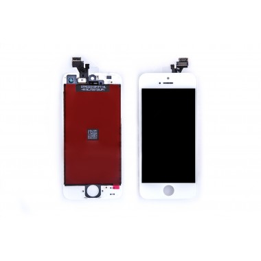 Дисплей (LCD  touchscreen) для iPhone 5 белый,(матрица оригинал)