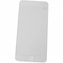 Защитное стекло для iPhone 7 Plus/8 Plus 2,5D с рамкой белое /тех.пак/