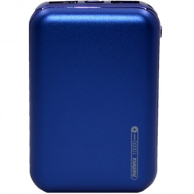 Аккумулятор внешний 10000mA REMAX Nowe RPP-26 (2 USB выхода 2,1A) синий