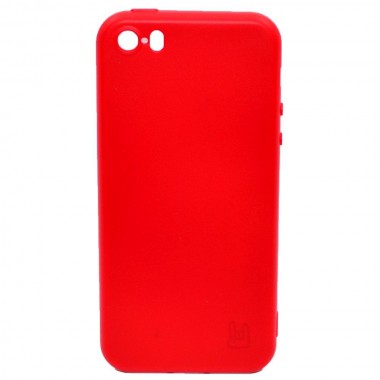 Чехол - накладка для iPhone 5/5S/SE YOLKKI Rivoli силикон красный