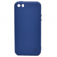 Чехол - накладка для iPhone 5/5S/SE YOLKKI Rivoli силикон синий