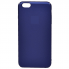 Чехол - накладка для iPhone 6 Plus пластик ультратонкий матовый синий