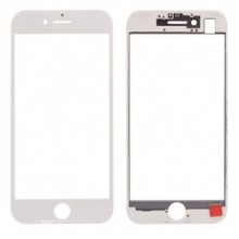 Стекло для iPhone 7 Plus + OCA + рамка белый (олеофобное покрытие) Original Factory
