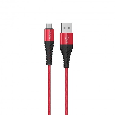 Кабель USB - micro USB HOCO X38 красный (1м)