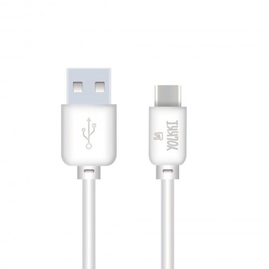 Кабель USB - TYPE-C YOLKKI Standart 02 pack белый (1м) /max 2,1A