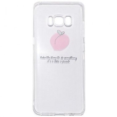 Чехол - накладка для Samsung SM-G950F/Galaxy S8 "Summer Case" силикон прозрачный