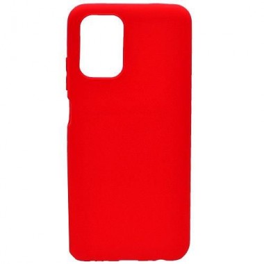 Чехол для Xiaomi Redmi Note 10 YOLKKI Alma силикон матовый красный (1мм)