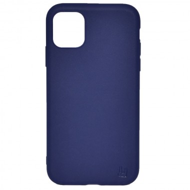 Чехол - накладка для iPhone 11 (6.1") YOLKKI Alma силикон матовый синий (1мм)