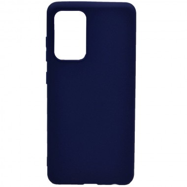 Чехол для Samsung SM-A525F/Galaxy A52 YOLKKI Alma cиликон матовый синий (1мм)