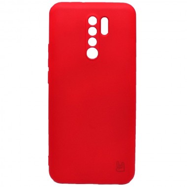 Чехол для Xiaomi Redmi 9 YOLKKI Rivoli силикон красный