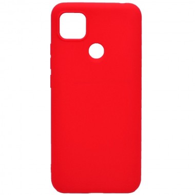 Чехол для Xiaomi Redmi 9C YOLKKI Alma силикон матовый красный (1мм)
