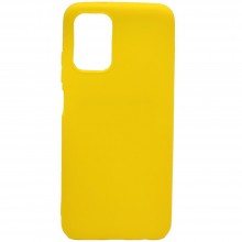 Чехол для Xiaomi Redmi Note 10/Note 10S YOLKKI Alma силикон матовый желтый (1мм)