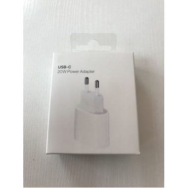 Зарядное устройство для iPhone (USB-C) (20W/3A) orig Factory белый