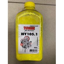 Тонер Булат HY105.1 для цветных картриджей HP и Canon, универсальный, жёлтый, химический, 500 гр.