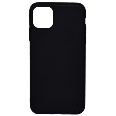 Чехол - накладка совместим с iPhone 11 (6.1") YOLKKI Alma силикон матовый черный (1мм)
