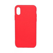Чехол - накладка для iPhone X/Xs YOLKKI Alma силикон матовый красный (1мм)