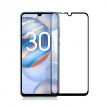 Защитное стекло 6D для Huawei Honor 30i (черный) (VIXION)