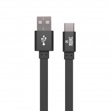 Кабель USB - TYPE-C YOLKKI Trend 01 черный (1м) /max 2A