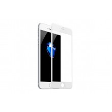 Защитное стекло 6D для iPhone 7/8/SE 2020 (белый) (VIXION)