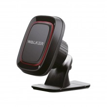 Автодержатель для телефона WALKER CX-008 на панель (с магнитом) черный